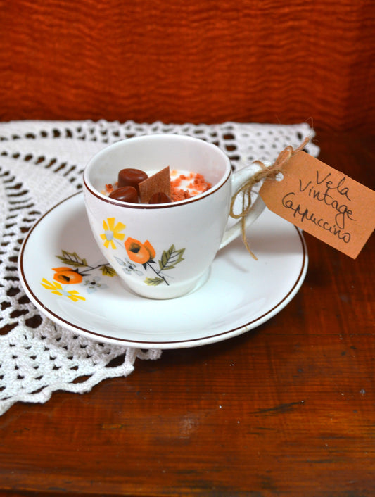 Vela Chávena Vintage Flor