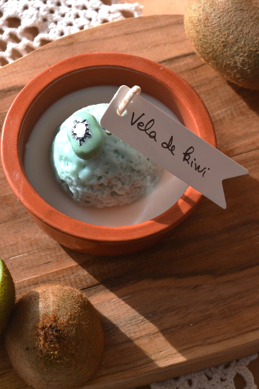Vela Gelado de Kiwi
