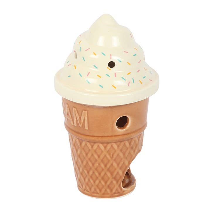 Brûleur d'huile en forme de cornet de glace