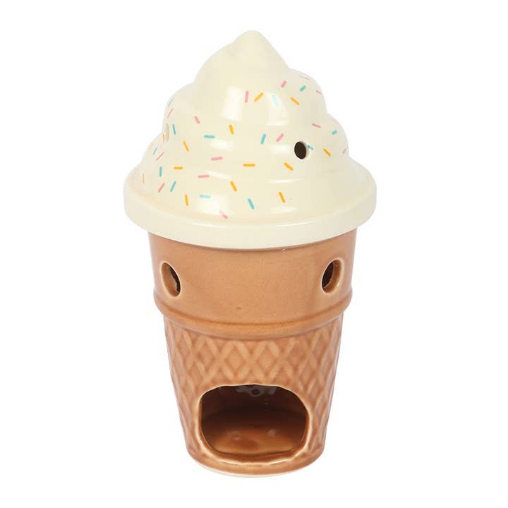 Brûleur d'huile en forme de cornet de glace