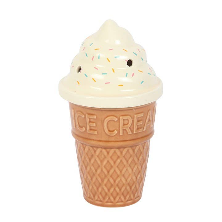 Brûleur d'huile en forme de cornet de glace