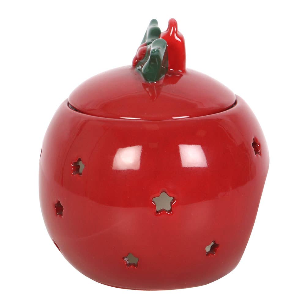 Diffuseur d’huile boule de Noël rouge