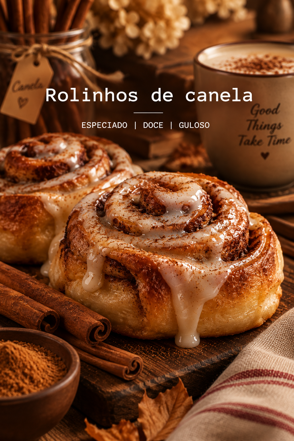 Wax Melts Rolinhos de Canela
