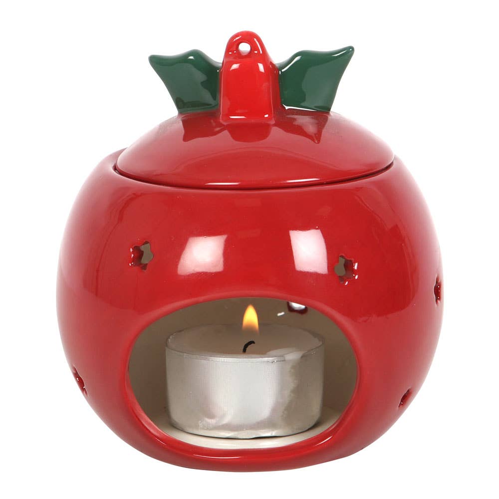 Diffuseur d’huile boule de Noël rouge