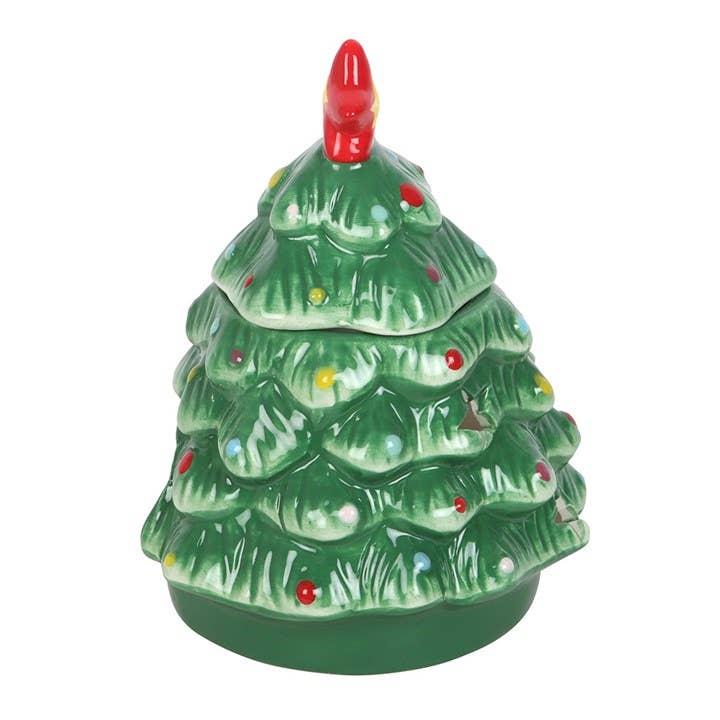 Diffuseur d’huile en céramique sapin de Noël nostalgique