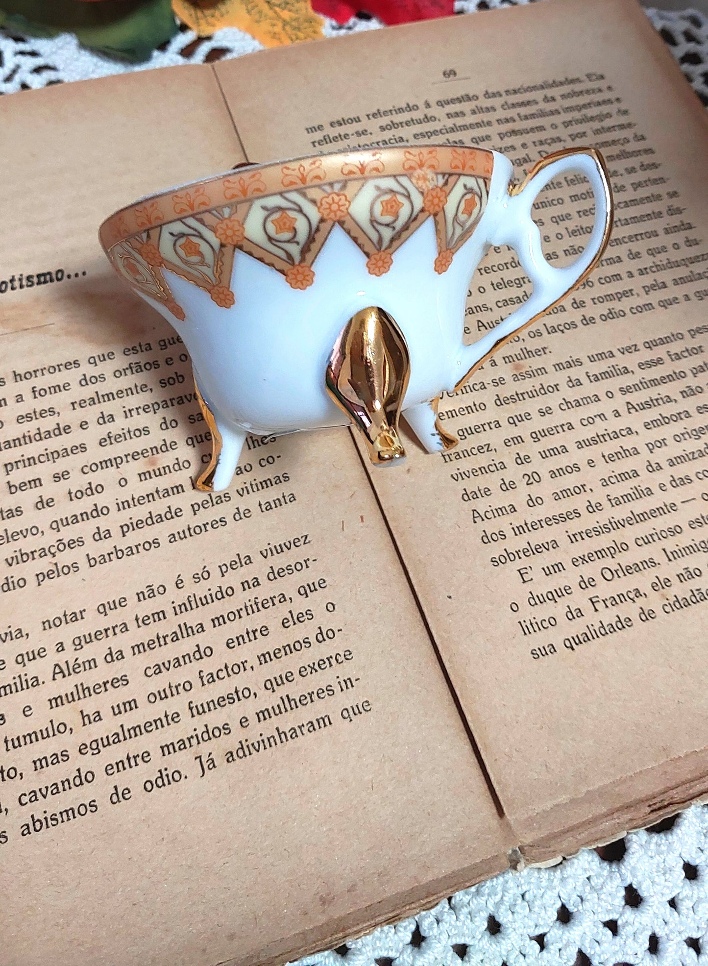 Vela Chávena Vintage Gold