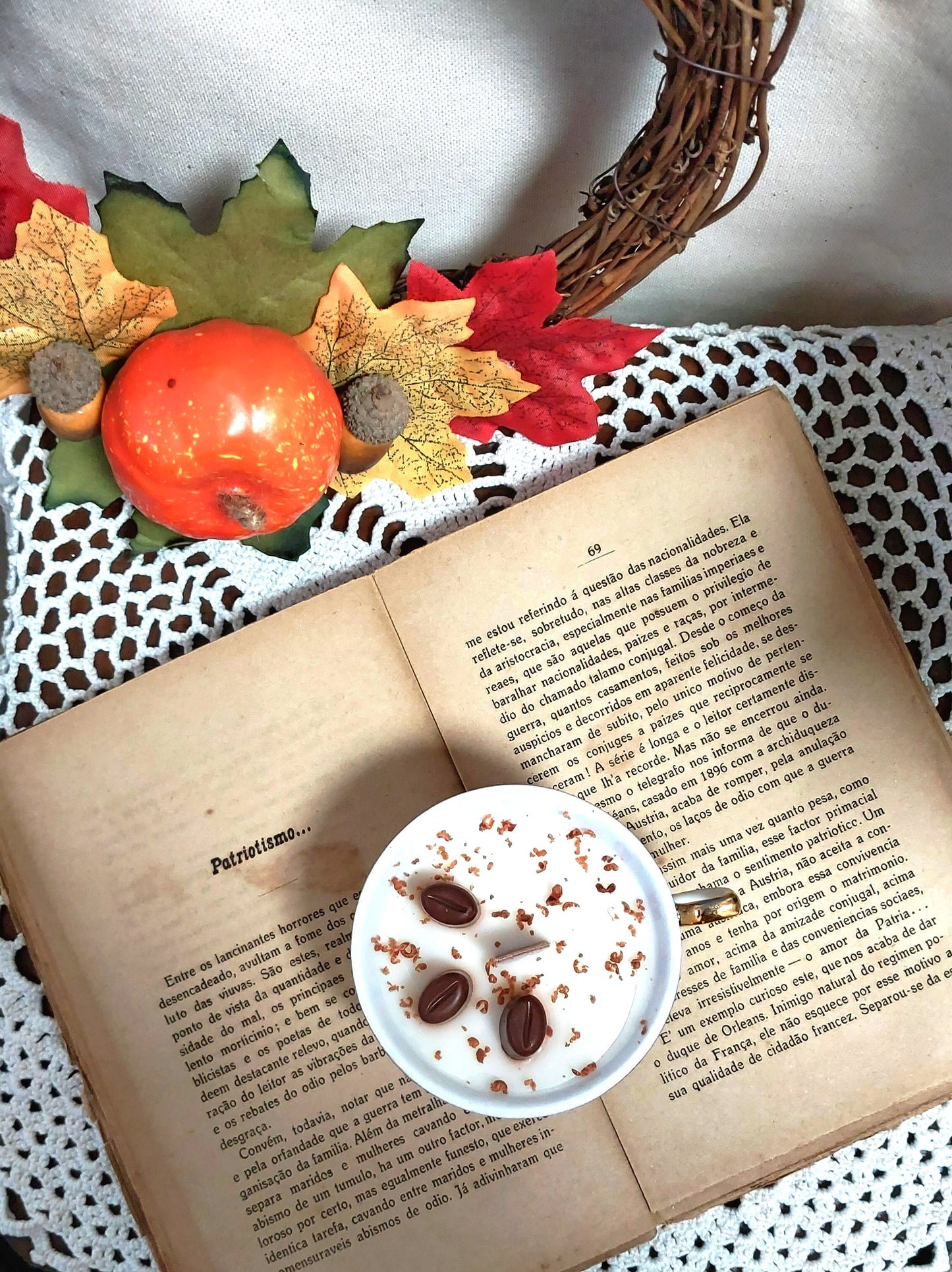 Vela Chávena Vintage Gold