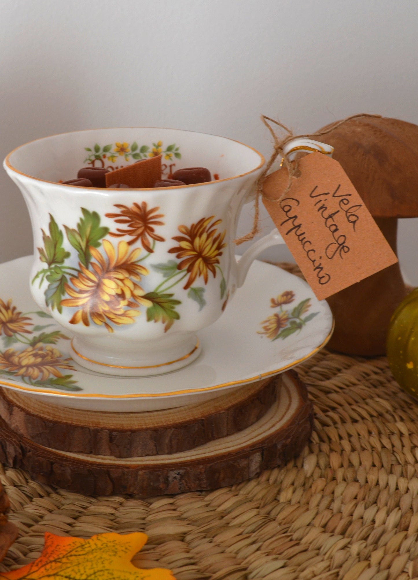 Vela Chávena Vintage Meses