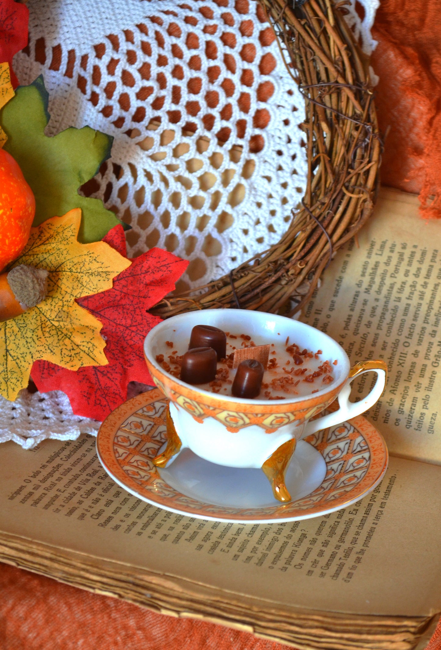 Vela Chávena Vintage Gold