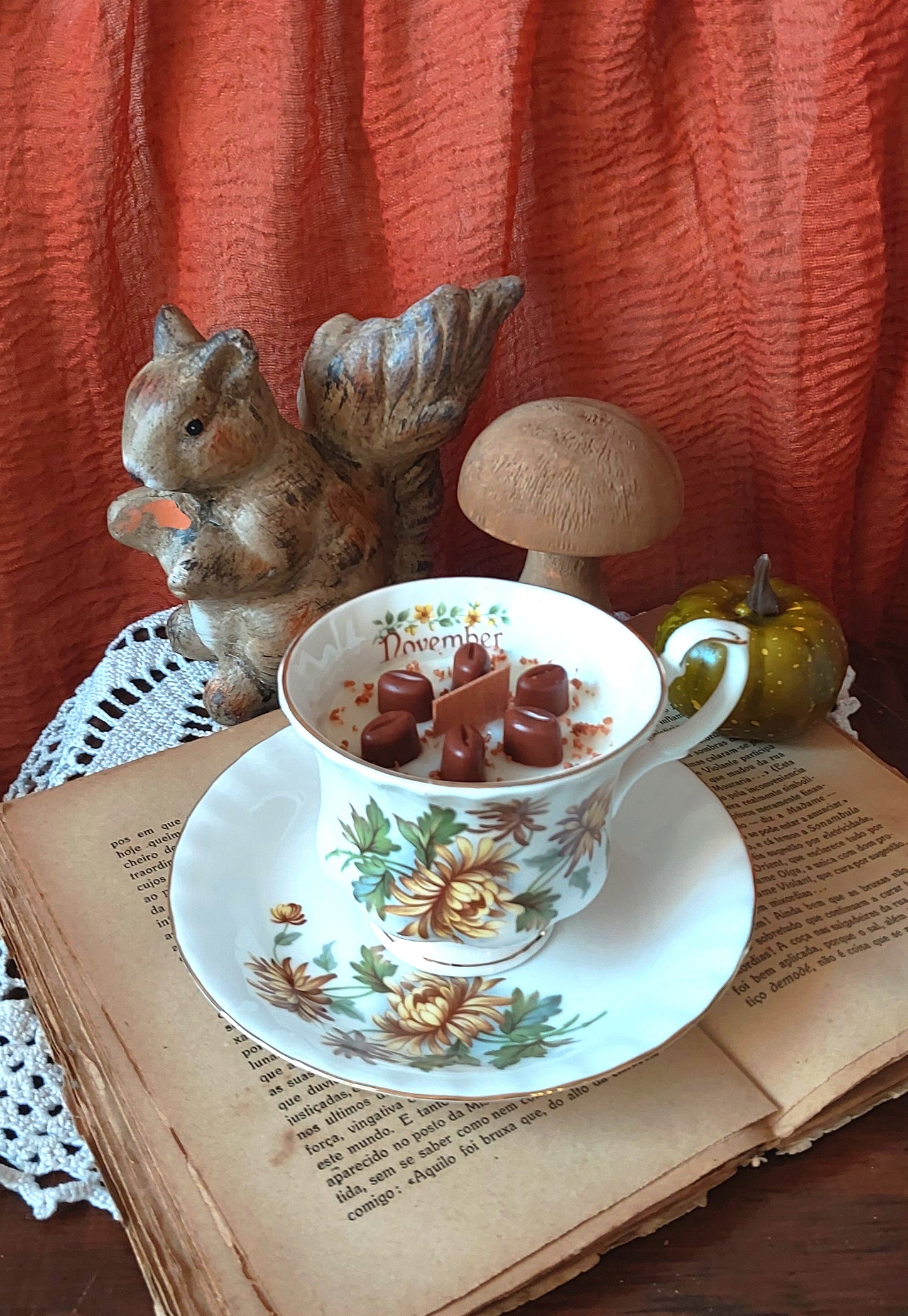 Vela Chávena Vintage Meses