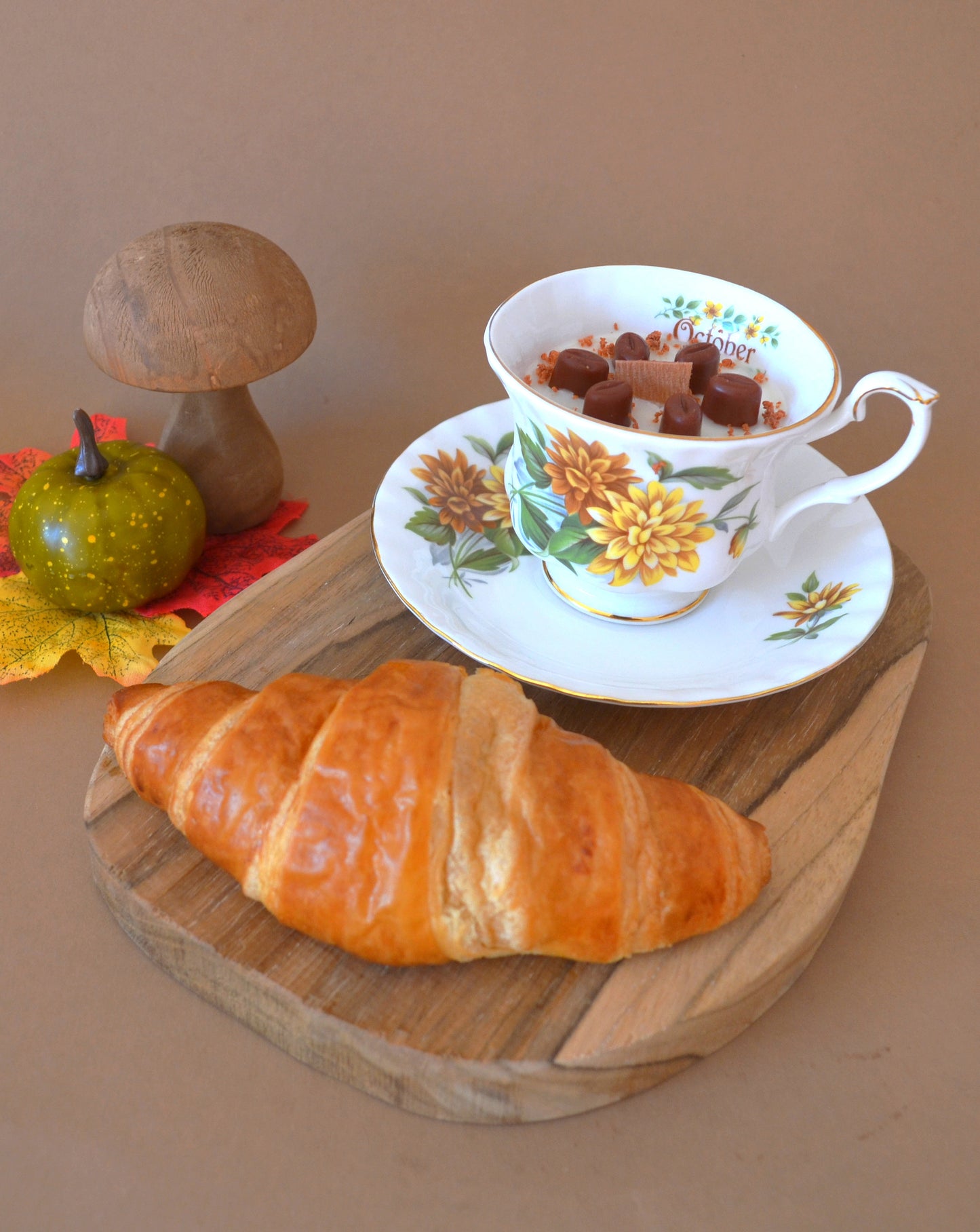 Vela Chávena Vintage Meses