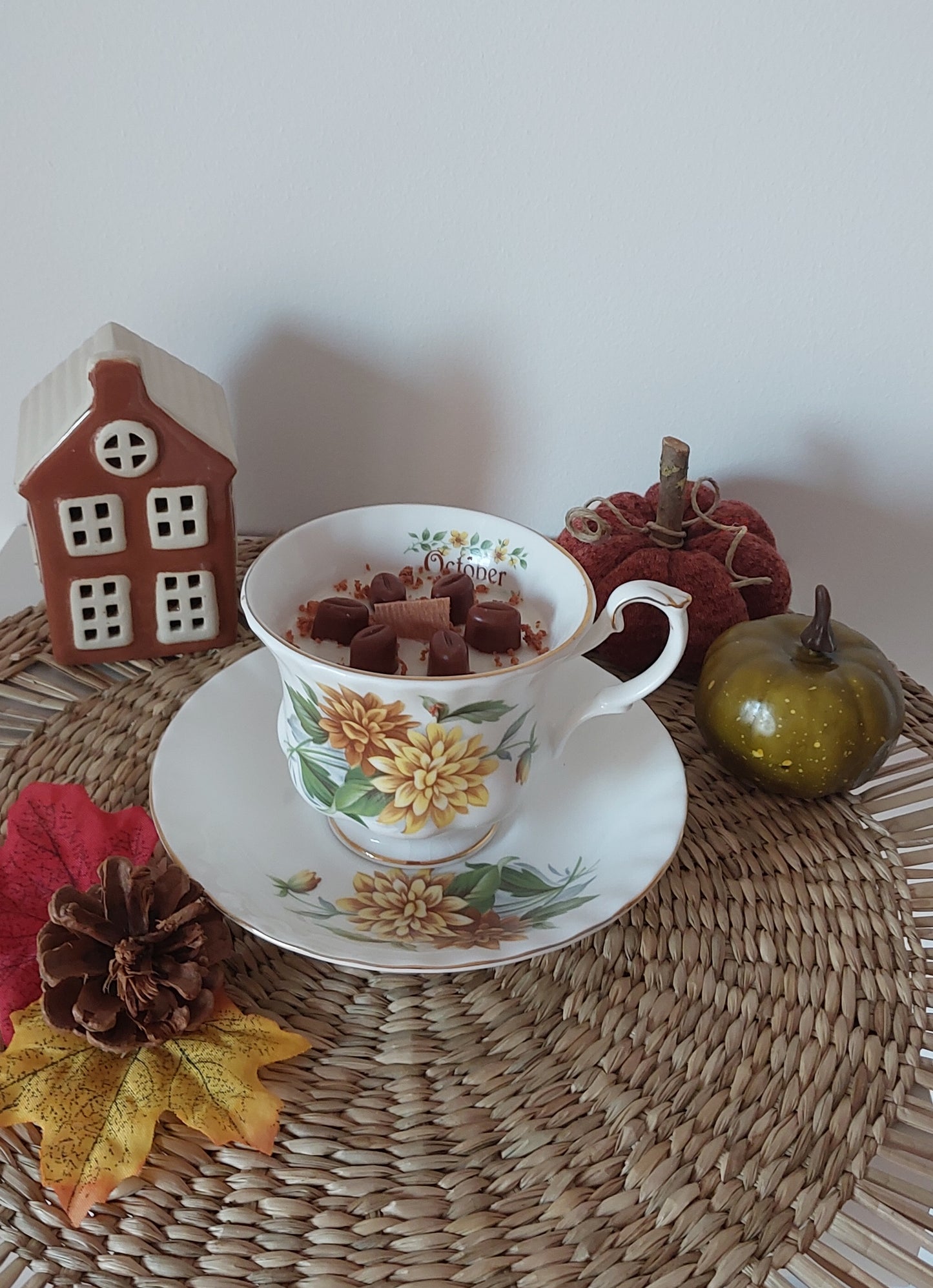 Vela Chávena Vintage Meses