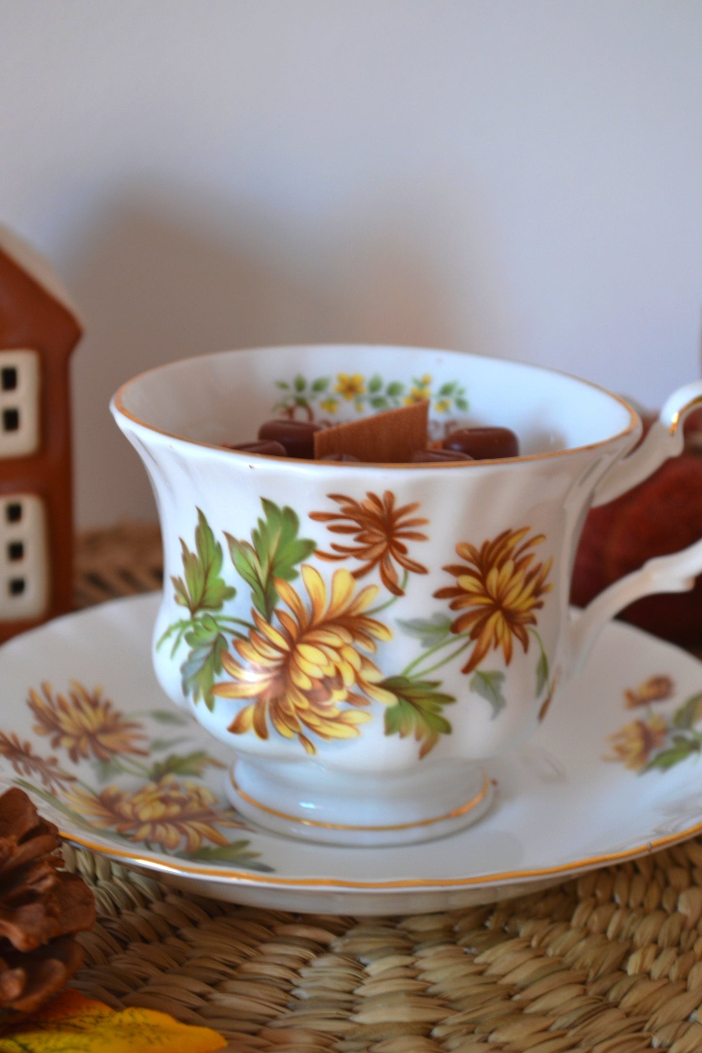 Vela Chávena Vintage Meses