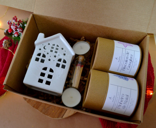Coffret "Queimador de Wax Melts" - Casa