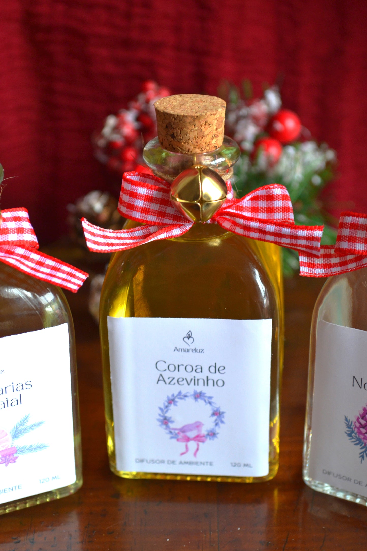 Difusor de Varetas "Coroa de Azevinho"