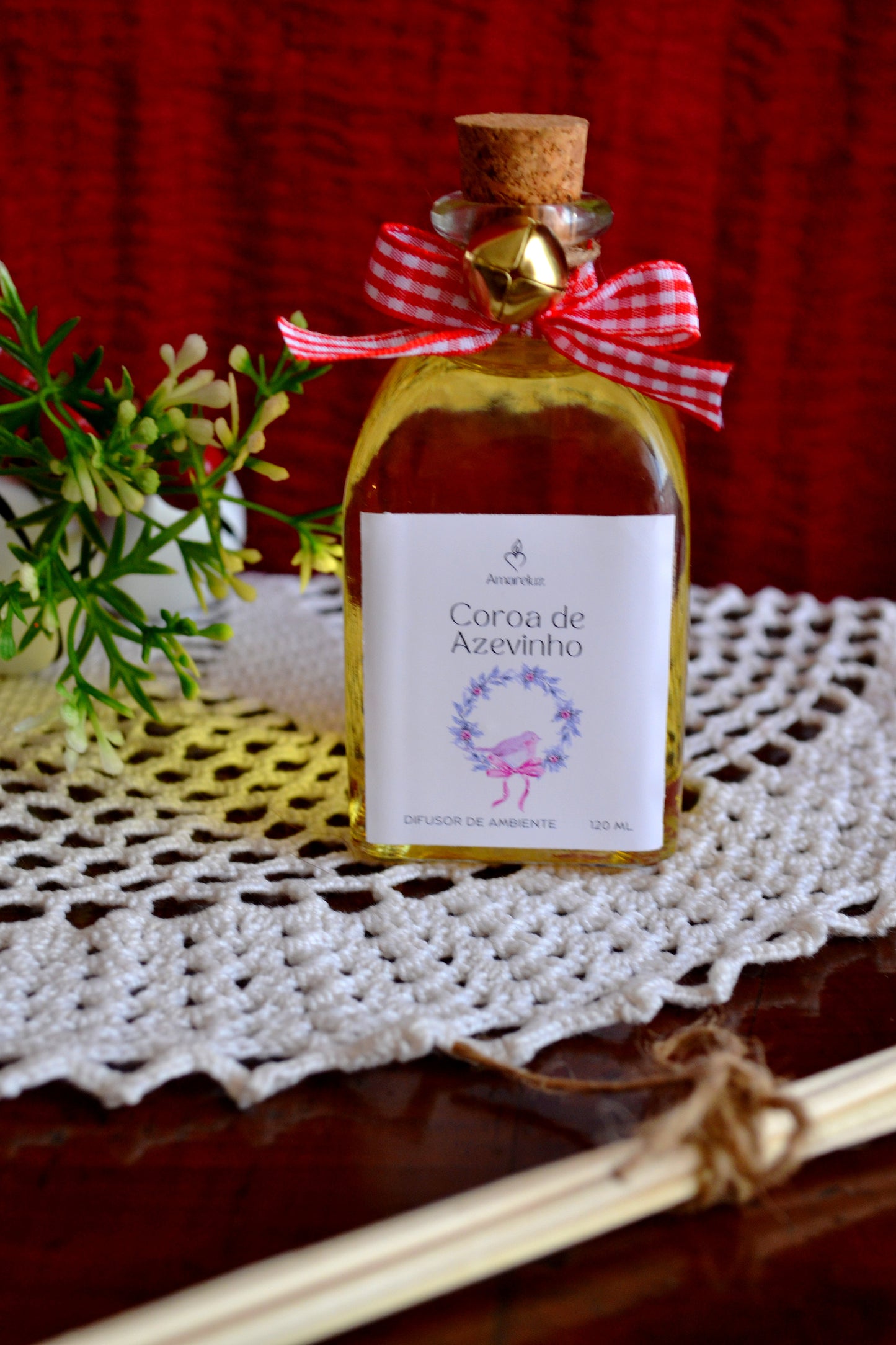 Difusor de Varetas "Coroa de Azevinho"