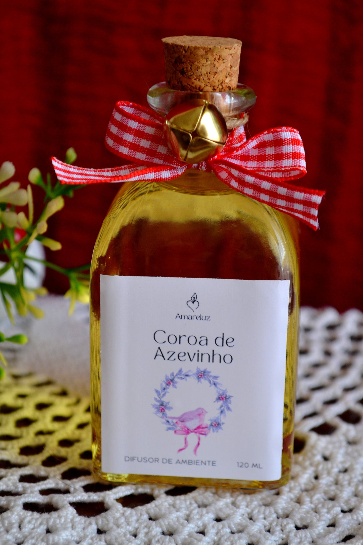 Difusor de Varetas "Coroa de Azevinho"