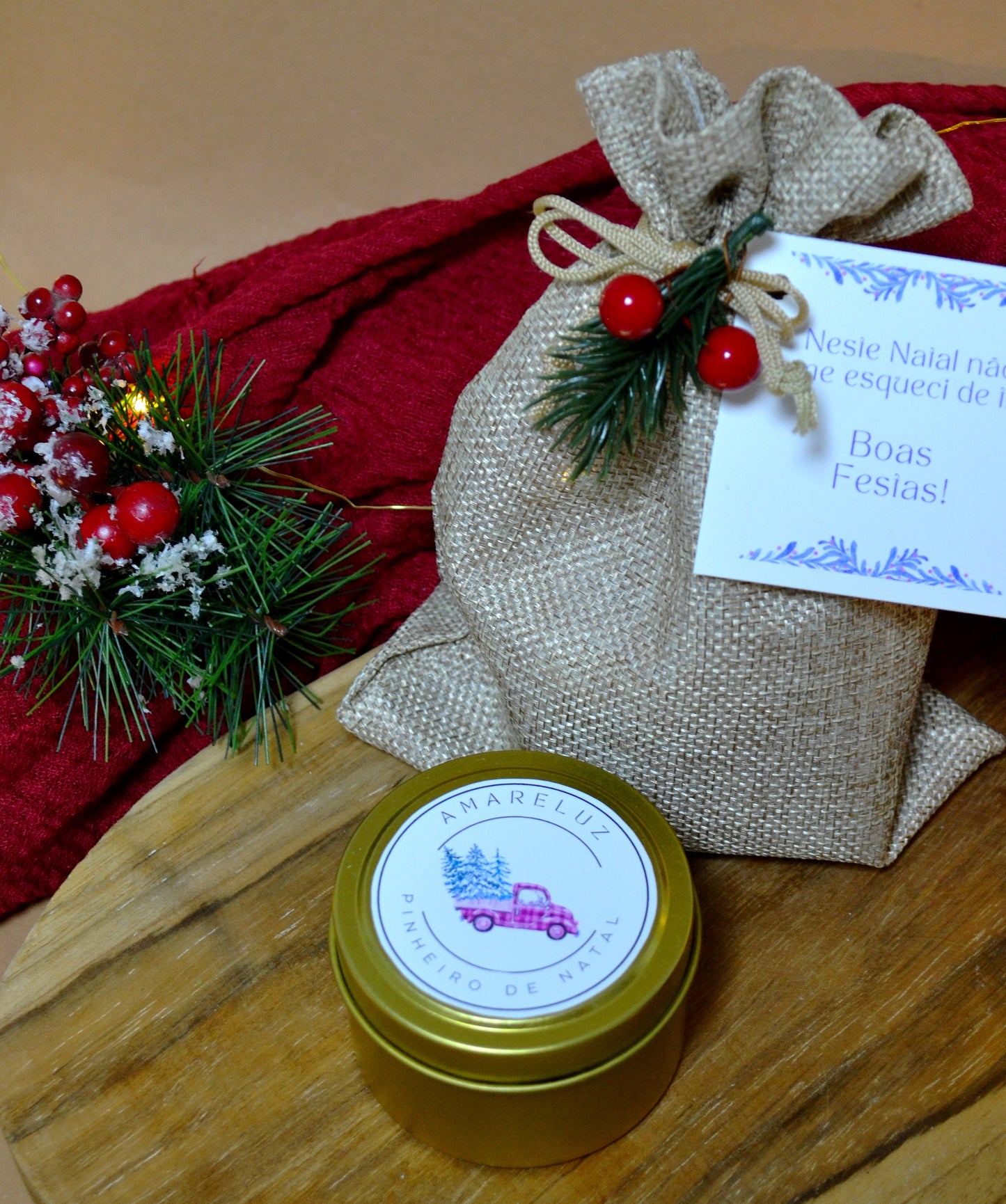 Vela Dourada Embrulhada