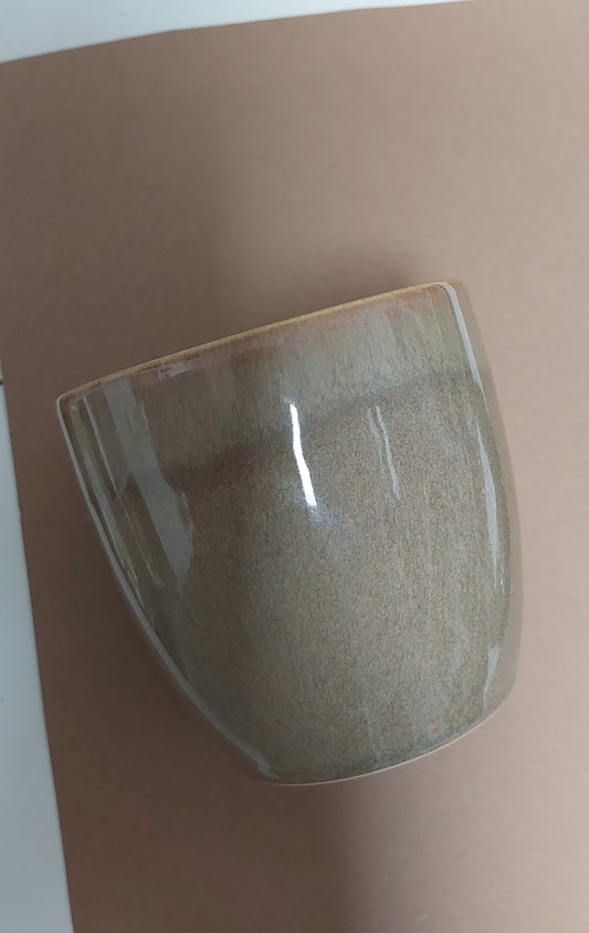 Vela em Cerâmica Bege