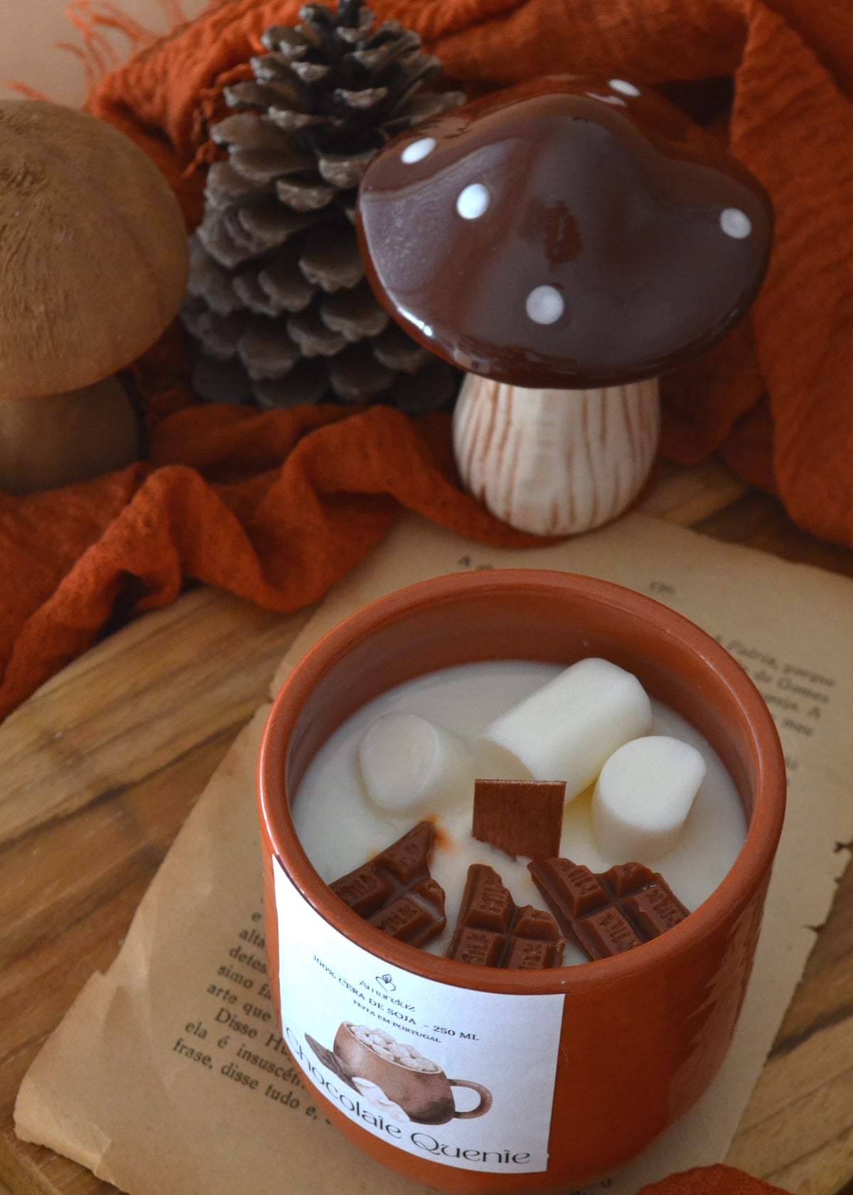 Vela Chocolate Quente
