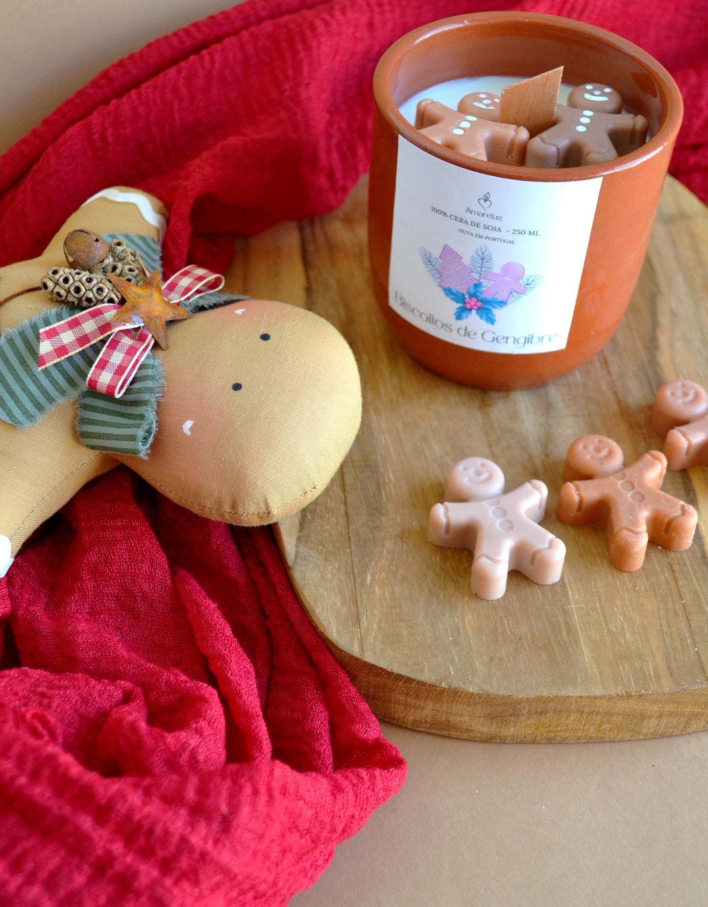 Vela Biscoitos de Gengibre