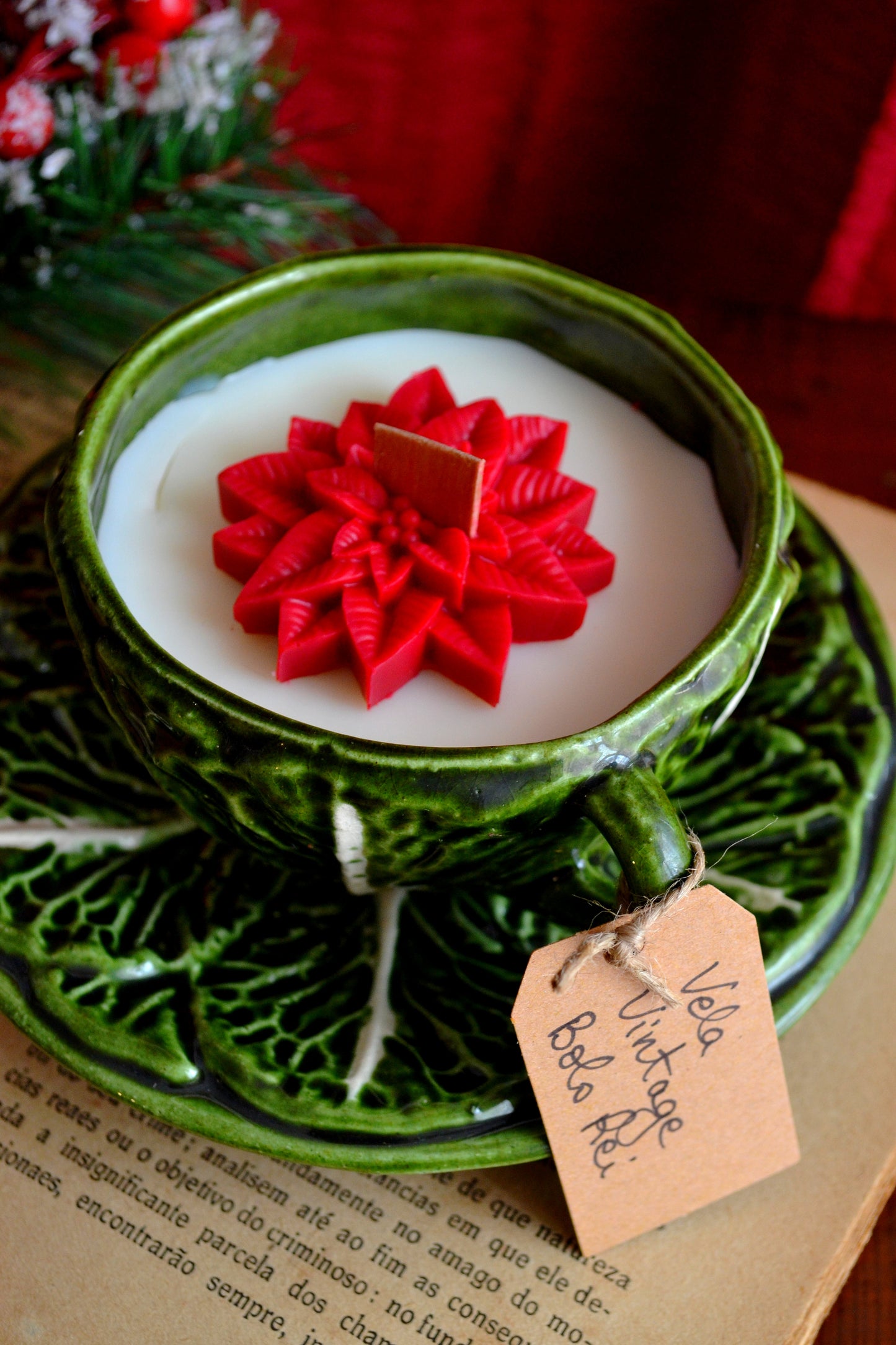 Vela Chávena Bordalo Pinheiro "Bolo Rei"