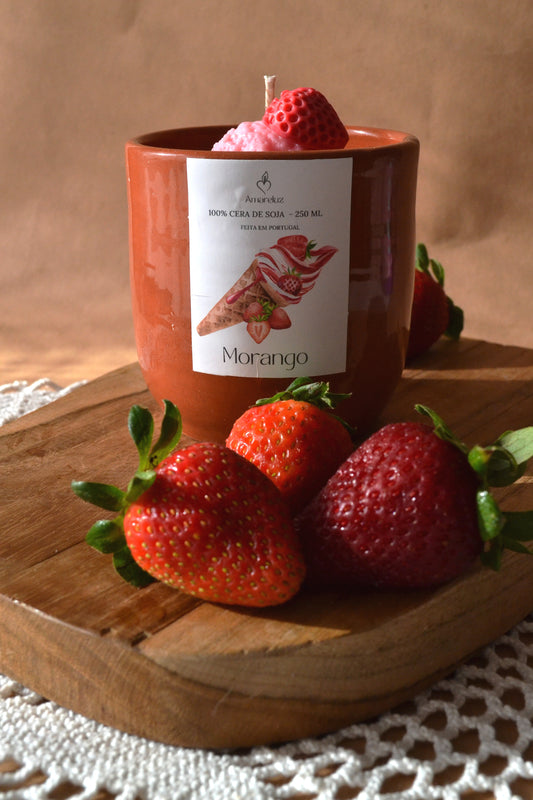 Vela Gelado de Morango