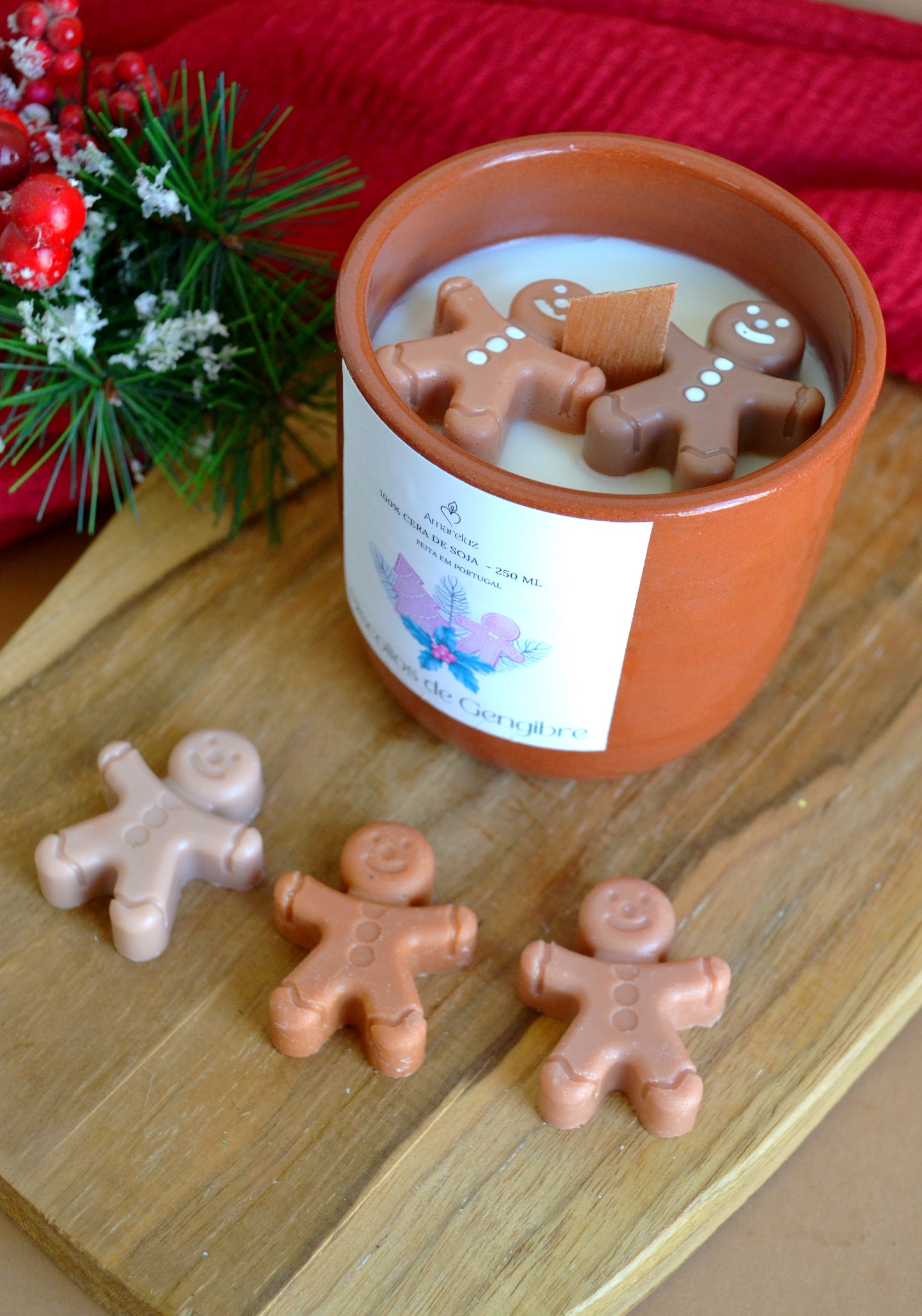 Vela Biscoitos de Gengibre