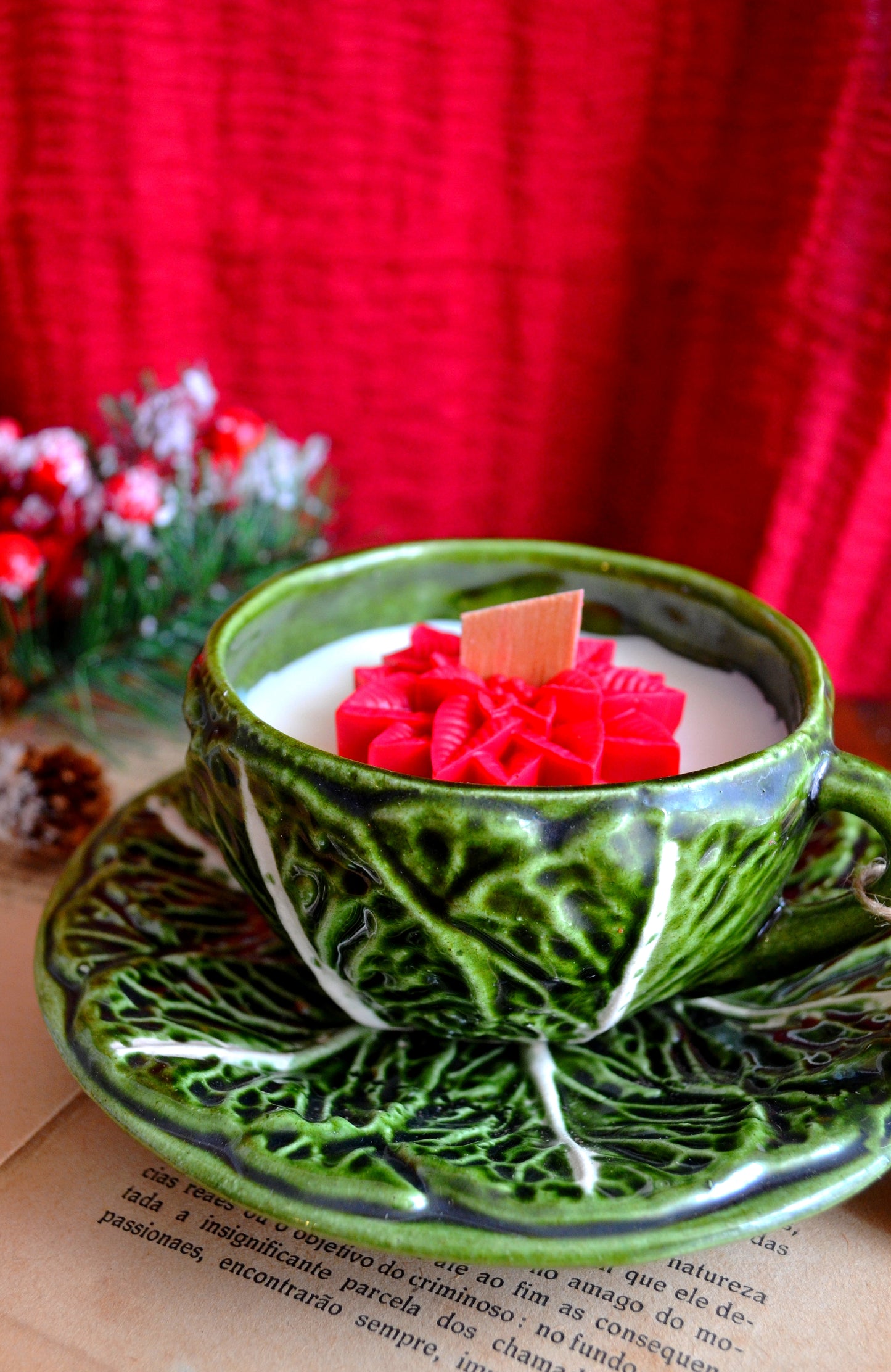 Vela Chávena Bordalo Pinheiro "Bolo Rei"