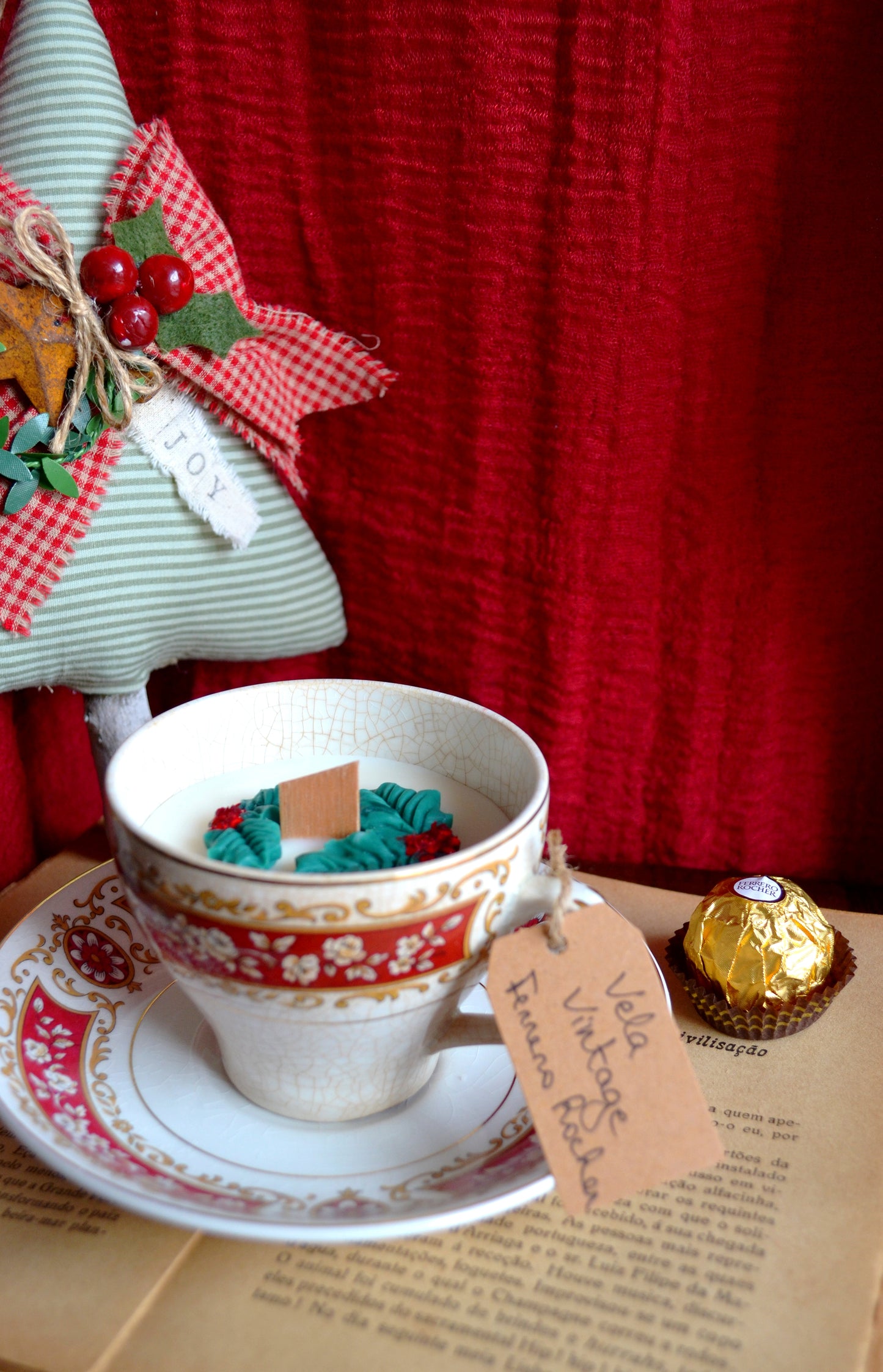 Vela Chávena Vintage Ferrero Rocher