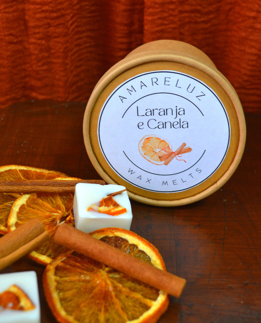 Wax Melts Laranja e canela