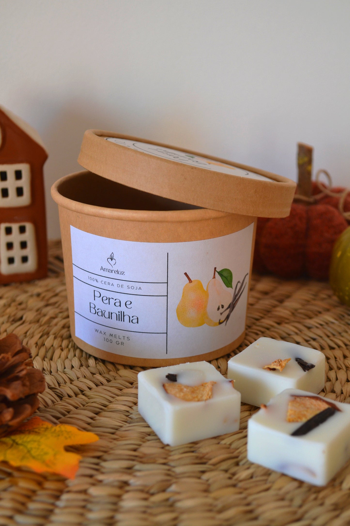 Wax Melts Pera e Baunilha