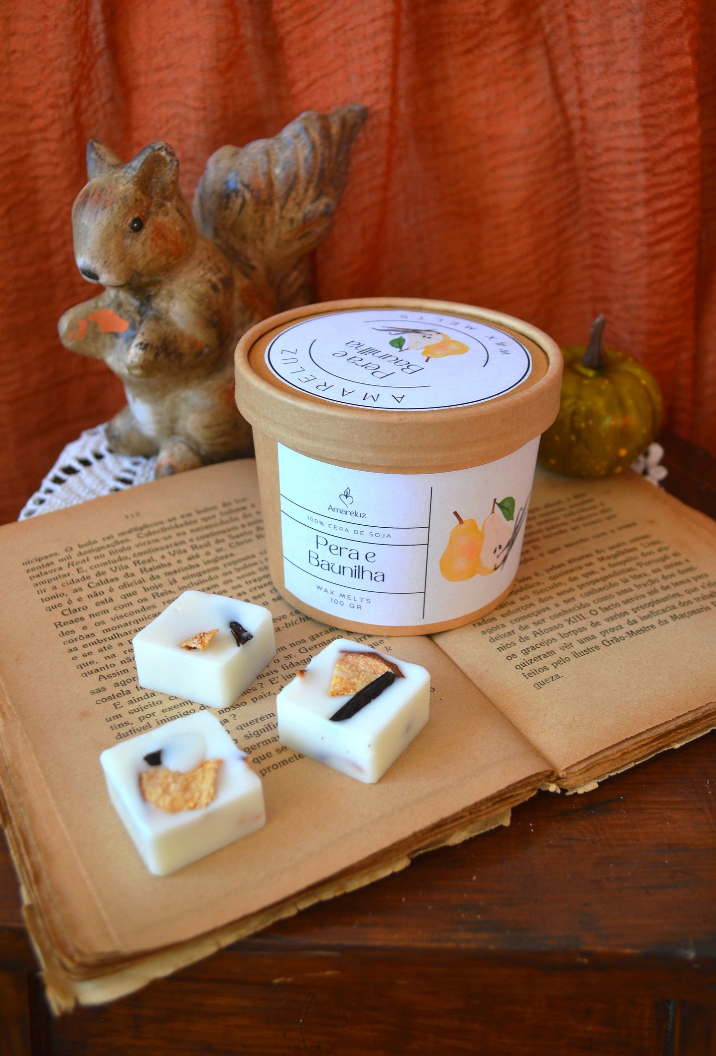 Wax Melts Pera e Baunilha