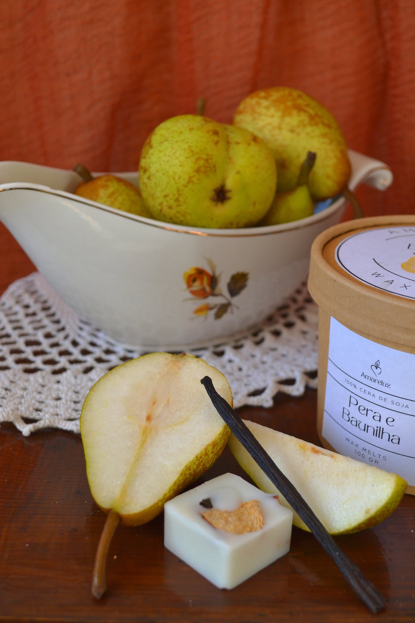 Wax Melts Pera e Baunilha