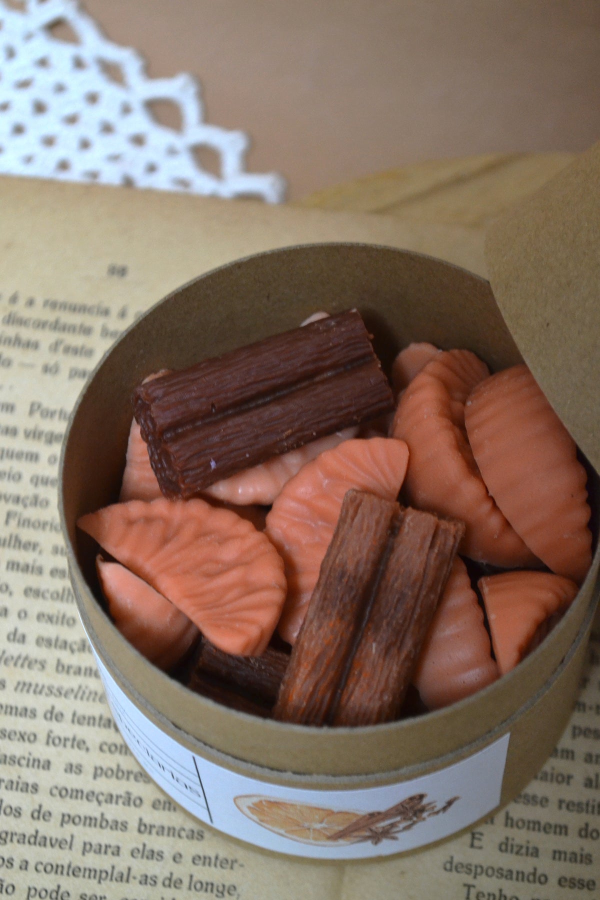 Wax Melts Laranja e canela